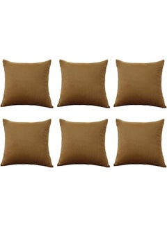 PENHALIGON'S 6-Piece Velvet Decorative Filled Cushion Gold  - Image 1