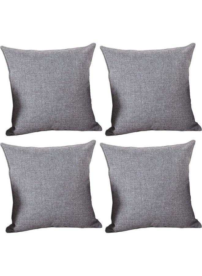 PENHALIGON'S 4-Piece Velvet Decorative Filled Cushion Grey  - Image 1