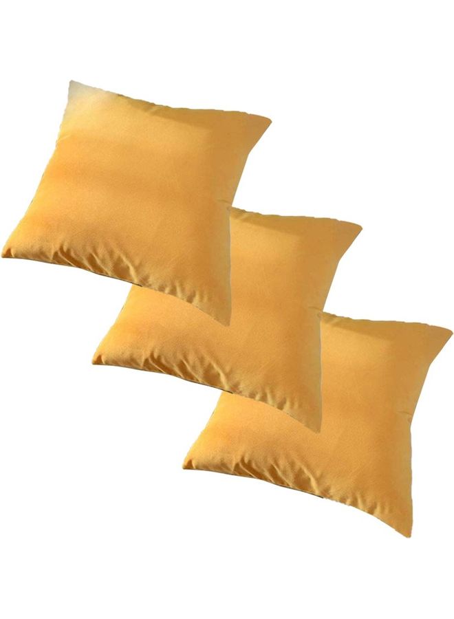PENHALIGON'S 3-Piece Velvet Decorative Filled Cushion Gold  - Image 1