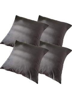 PENHALIGON'S 4-Piece Simple Velvet Decorative Cushion Grey  - Image 1