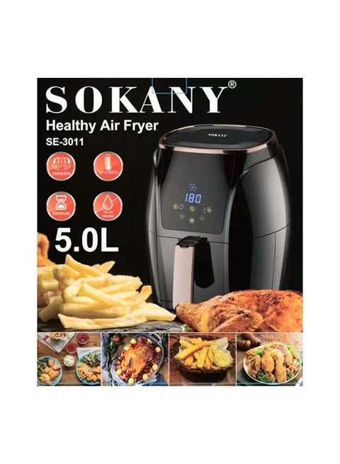 Digital Healthy Air Fryer 5 L 1500 W SK-3011 Black