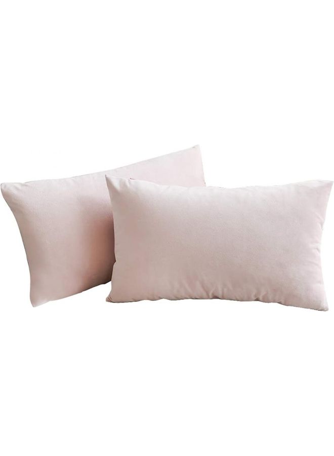 PENHALIGON'S 2-Piece Velvet Decorative Pillow Pink  - Image 1