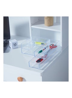 Home Center Desk Organizer Clear 5.6X28X9.5cm  - Image 2