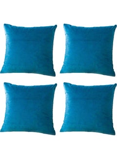 PENHALIGON'S 4-Piece Velvet Decorative Cushion Blue  - Image 1