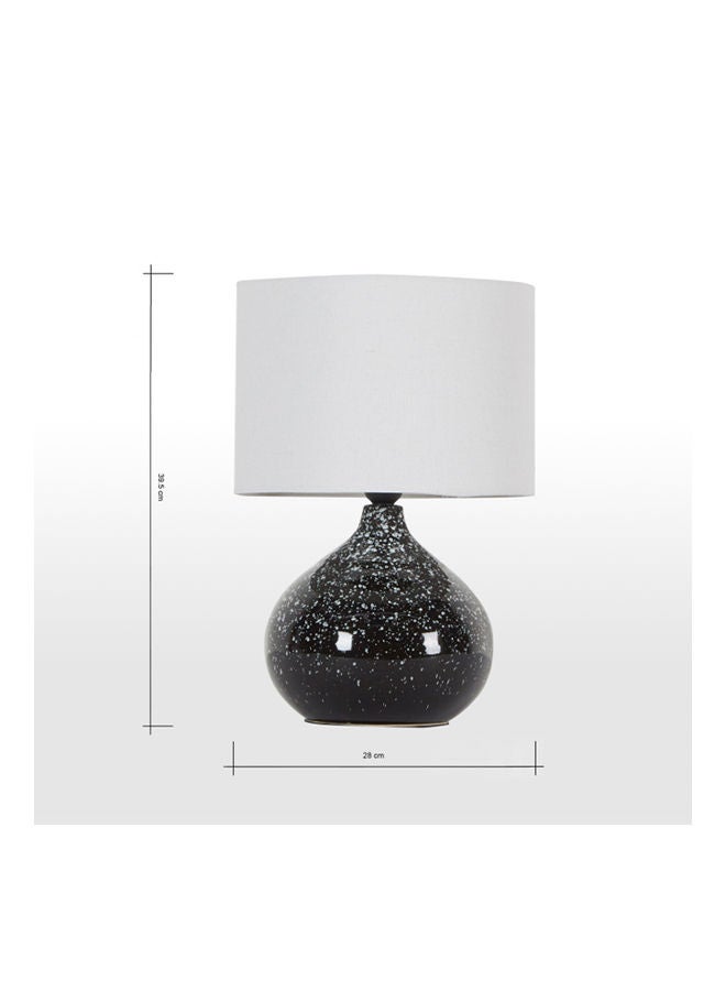 Home Center Shipley Porcelain Table Lamp Black 40cm - Image 2