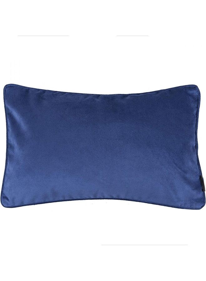 PENHALIGON'S Velvet Decorative Filled Cushion Blue  - Image 1
