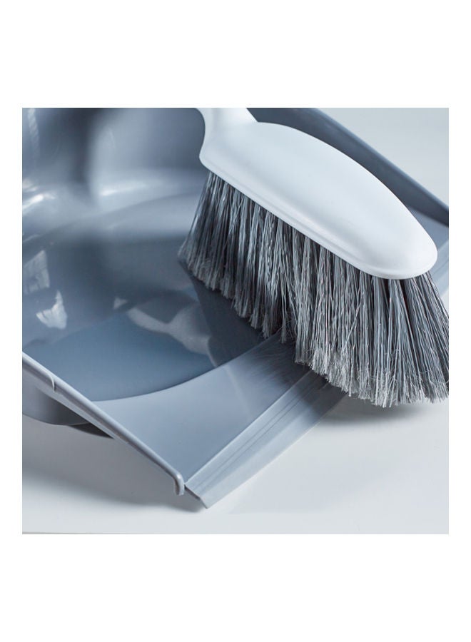 Home Center Agila Sweeper Brush And Shovel Set Grey 11.5X35X22cm - Image 2