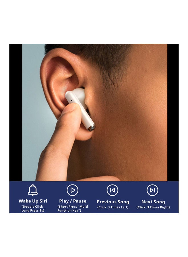 Lenovo Wireless Bluetooth  Headphones White - Image 3