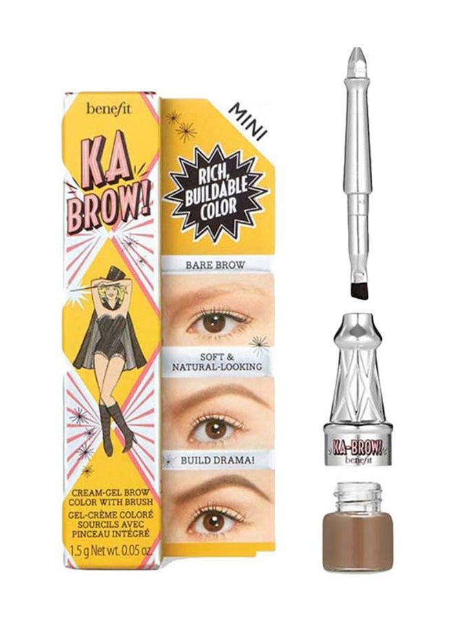 Ka-Brow! Eyebrow Cream-Gel Color Travel Brown
