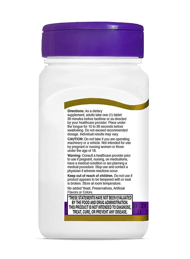 21st CENTURY Melatonin Quick Dissolve Tablets Cherry 10 Mg 120 Count  - Image 4