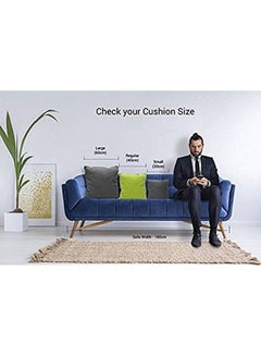 PENHALIGON'S 4-Piece Velvet Decorative Filled Cushion Beige  - Image 3