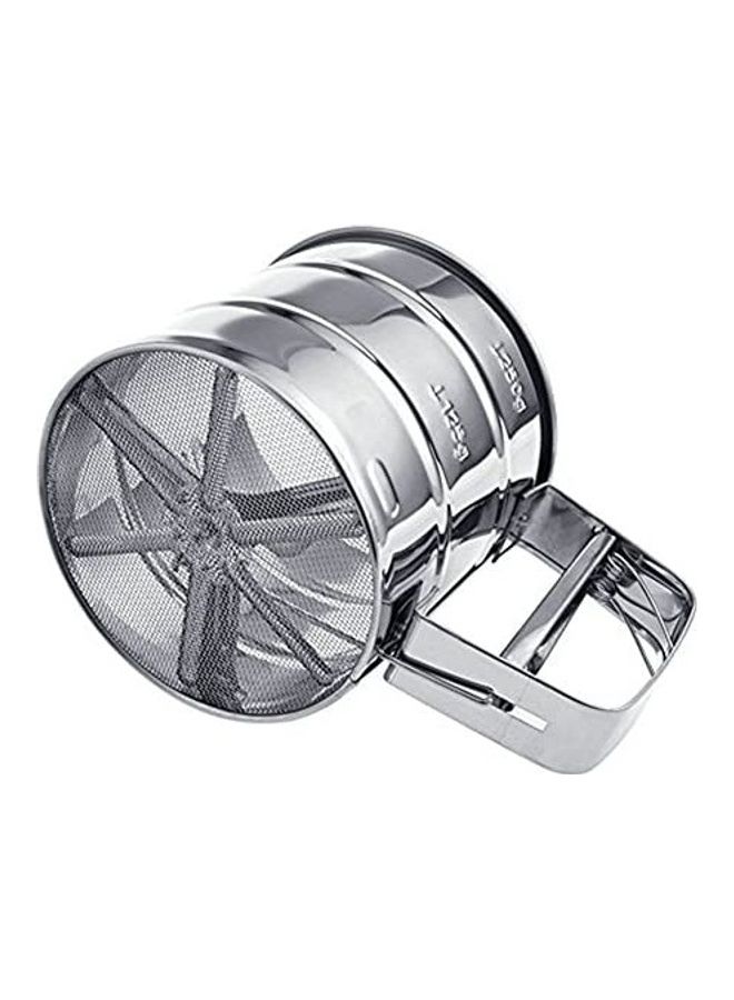 Malida Stainless Steel Flour Sifter Silver 