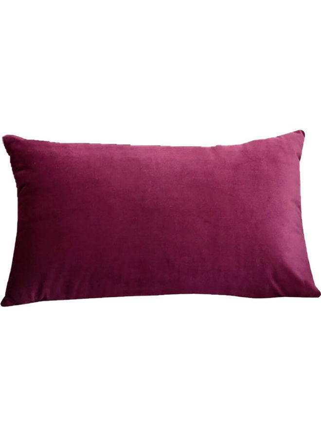 AMERICAN POLO Velvet Decorative Filled Cushion Red