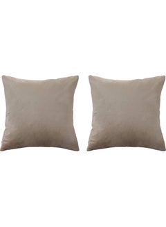 PENHALIGON'S 2-Piece Velvet Decorative Filled Cushion Beige 
