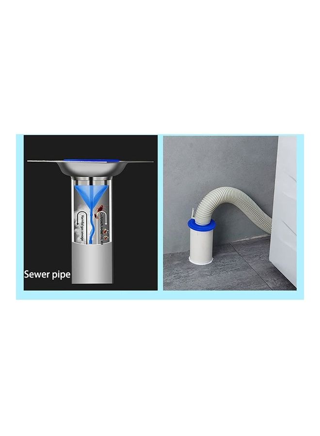 Shower Floor Backflow Preventer Sewer Deodorant Sealing Ring Bathtub Drain Blue 6 x 10cm  - Image 4