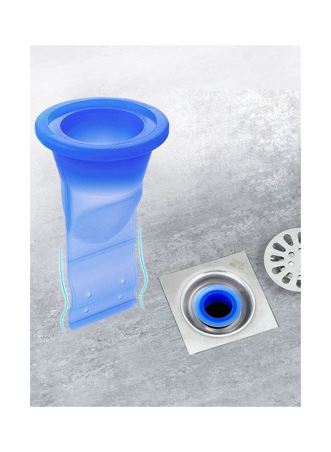 Shower Floor Backflow Preventer Sewer Deodorant Sealing Ring Bathtub Drain Blue 6 x 10cm  - Image 5