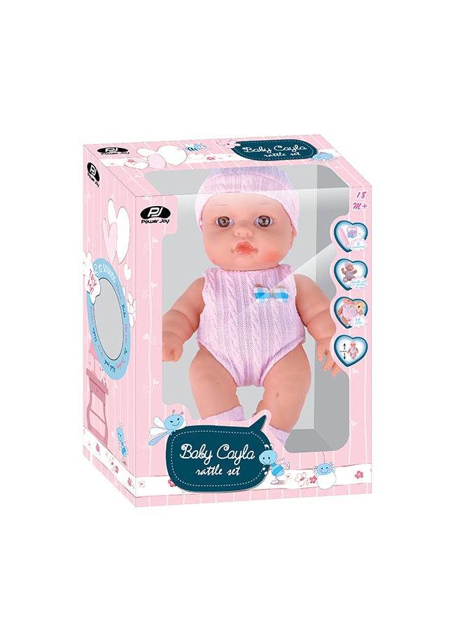 P.Joy - Baby Cayla Rattle Set Assorted 25cm - Image 1