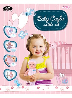 P.Joy Baby Cayla Rattle Set Assorted 25cm  - Image 3