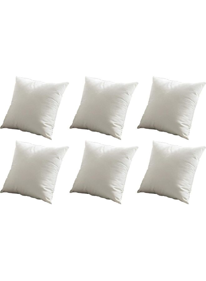 PENHALIGON'S 6-Piece Velvet Decorative Cushion White  - Image 1