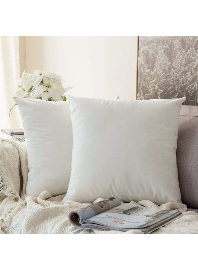 PENHALIGON'S 6-Piece Velvet Decorative Cushion White  - Image 3