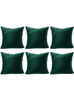 PENHALIGON'S 6-Piece Velvet Decorative Filled Cushion Green  - Image 1