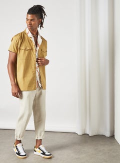 STATE 8 Short Sleeve Shirt Yellow  - Image 2
