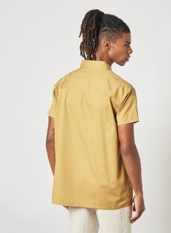 STATE 8 Short Sleeve Shirt Yellow  - Image 4