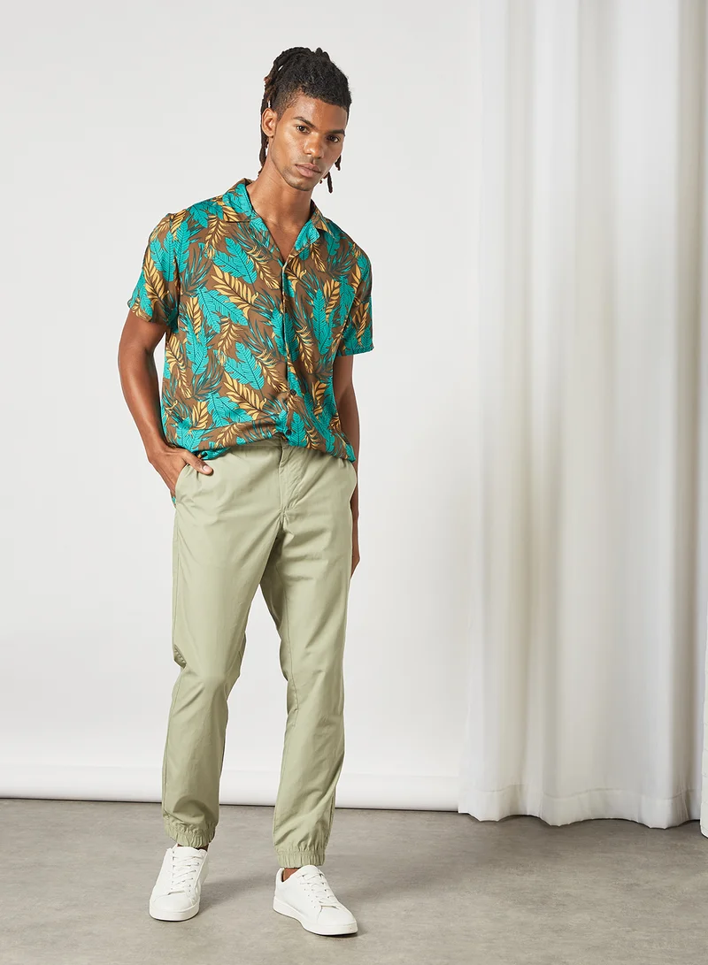 STATE 8 Tropical Print Shirt Multicolour