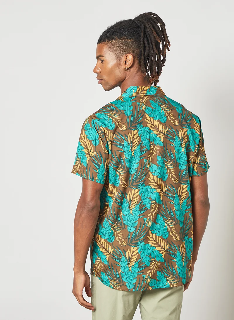 STATE 8 Tropical Print Shirt Multicolour