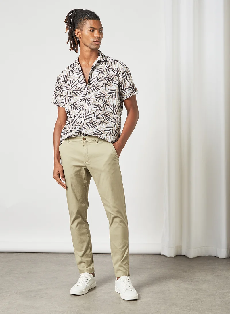 STATE 8 Short Sleeve Shirt White