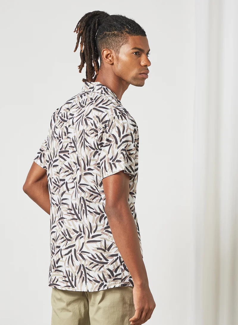 STATE 8 Short Sleeve Shirt White