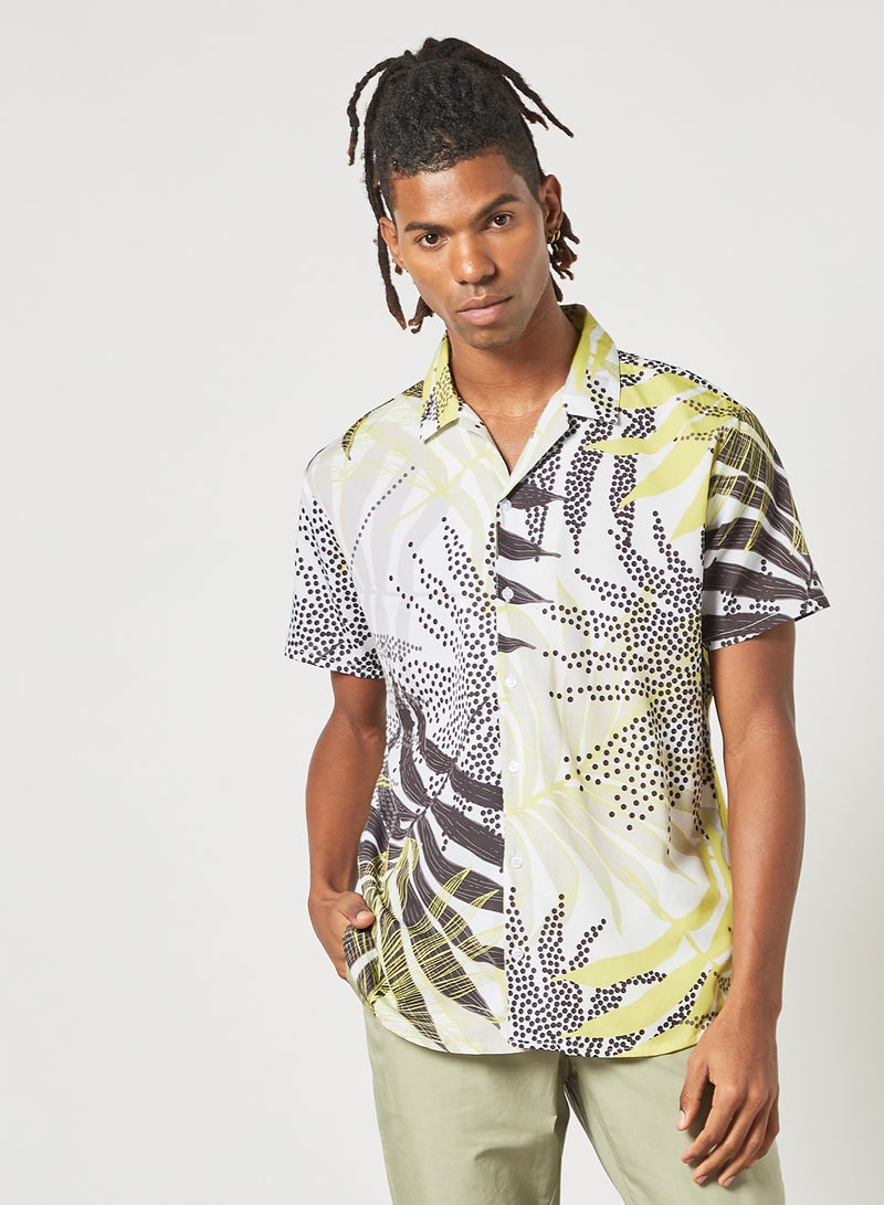 STATE 8 - Palm Print Shirt Multicolour - Image 1