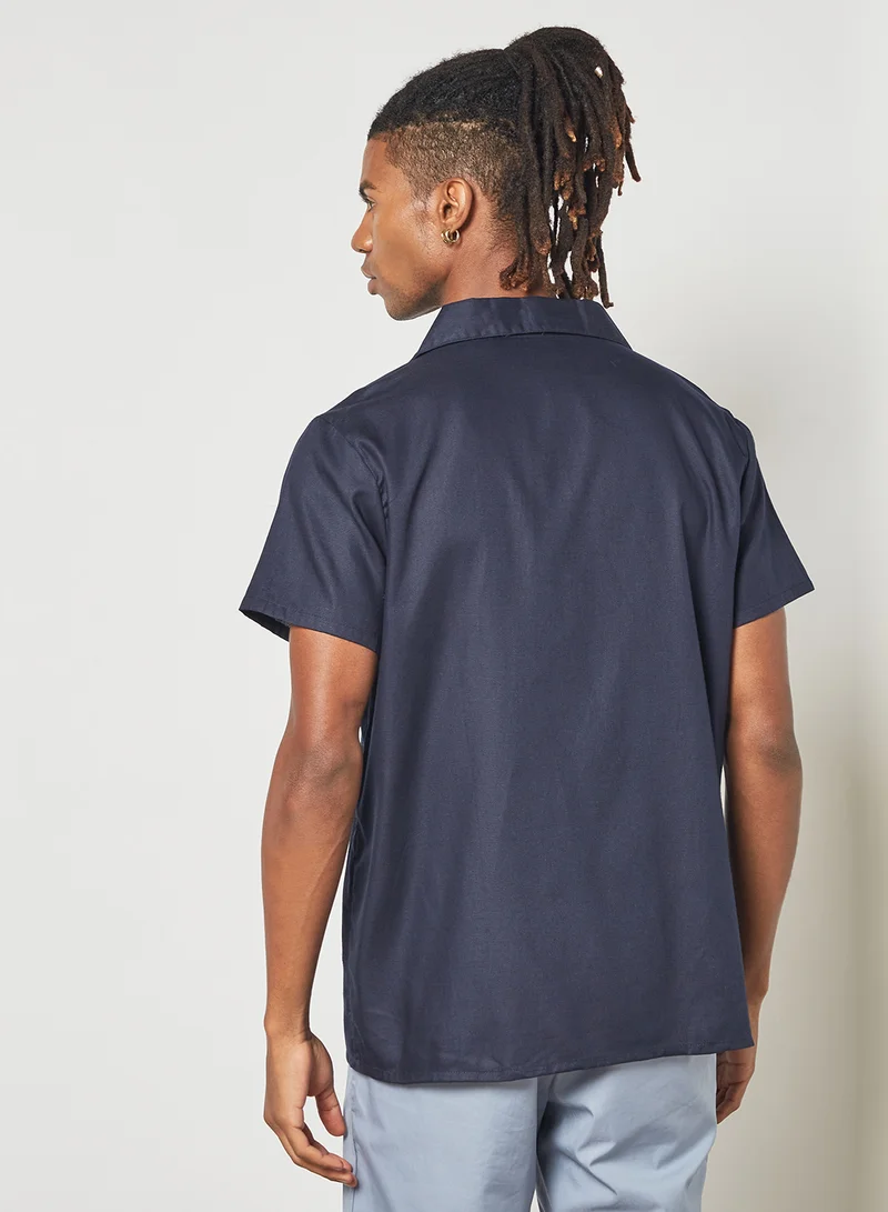 STATE 8 Short Sleeve Shirt Navy