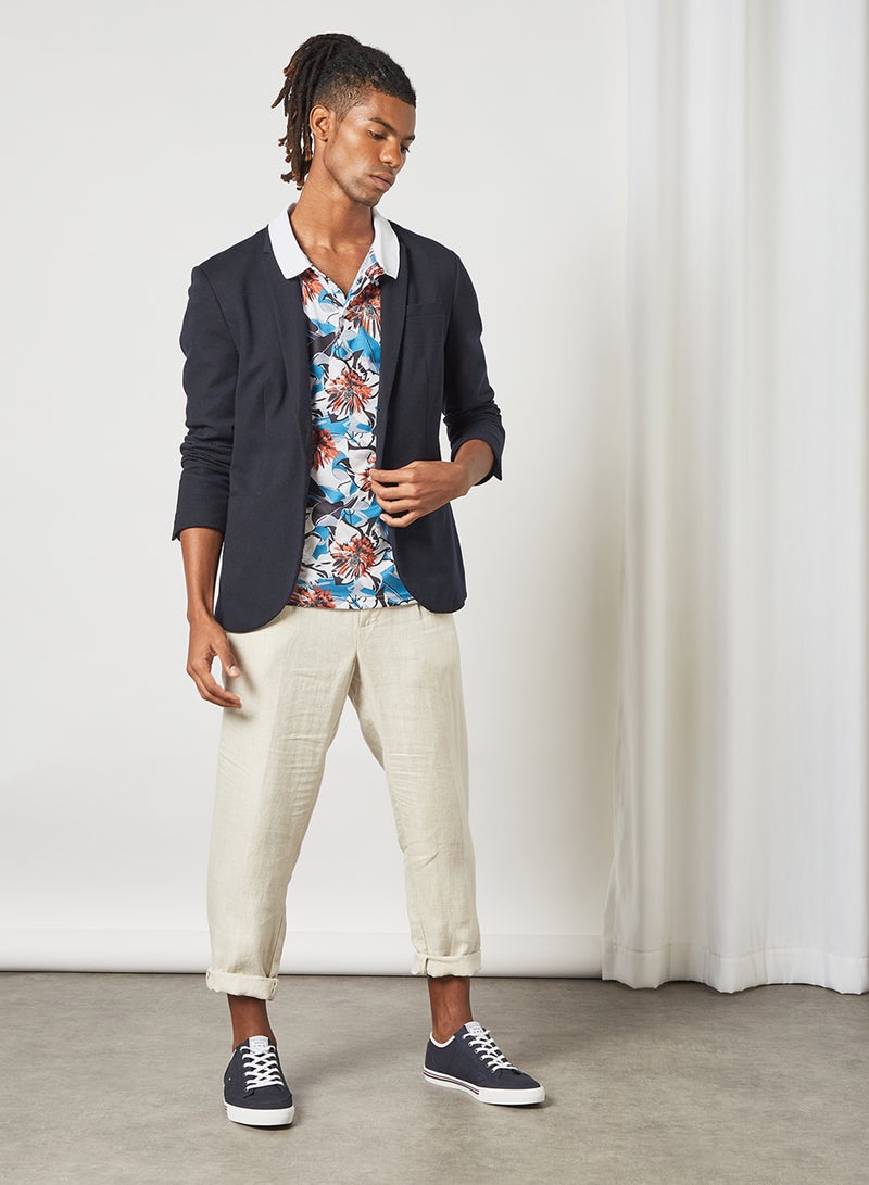 STATE 8 Floral Print Polo T-Shirt Multicolour  - Image 2