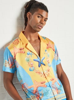 STATE 8 Shell Print Shirt Multicolour  - Image 2