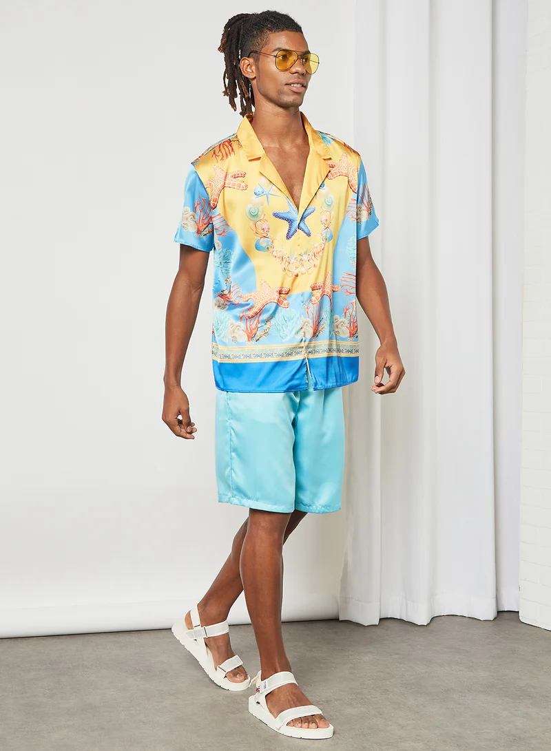 STATE 8 Shell Print Shirt Multicolour