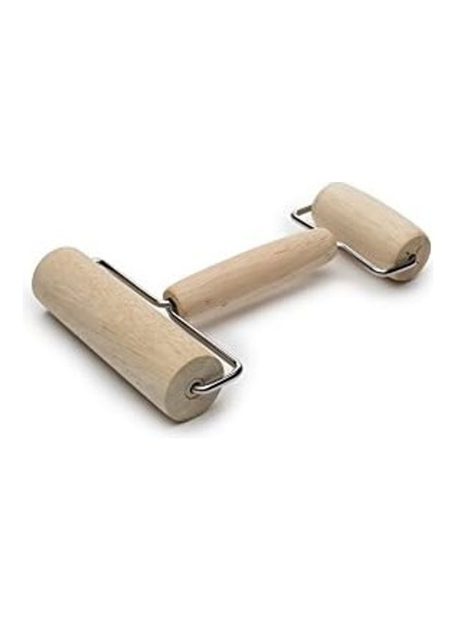 Double Ended Pastry and Pizza Roller Brown