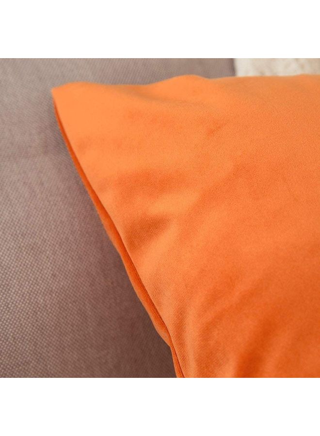 3-Piece Velvet Decorative Cushion Orange - v1628085256/N49760107A_3