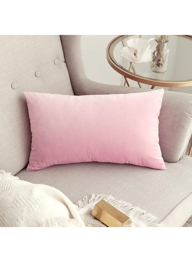 PENHALIGON'S 2-Piece Simple Velvet Decorative Pillow Pink  - Image 2