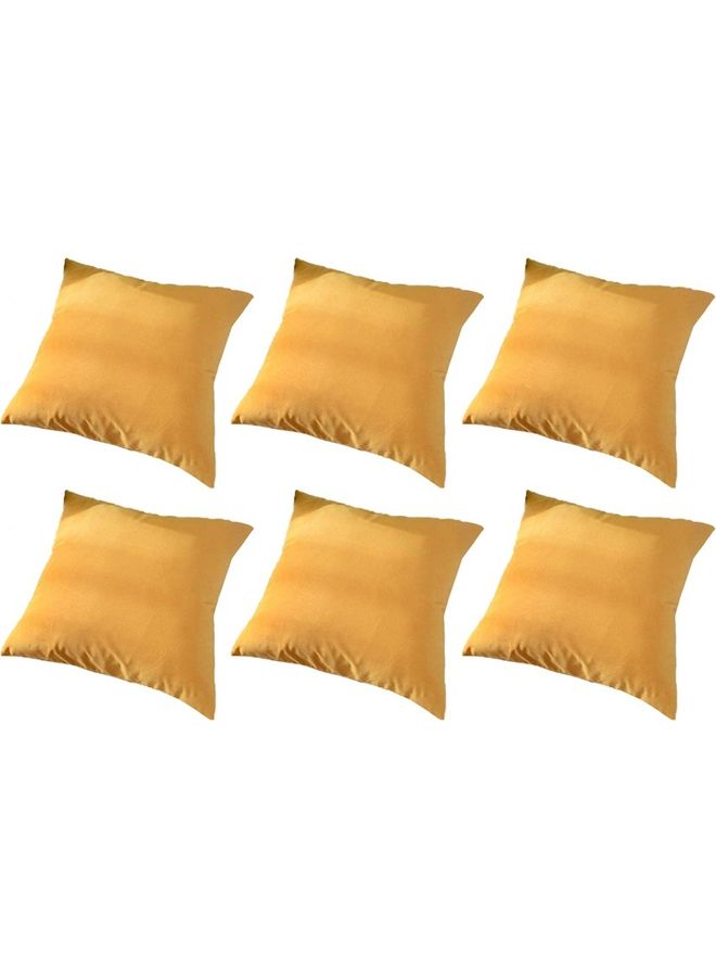PENHALIGON'S 6-Piece Velvet Decorative Filled Cushion Gold  - Image 1