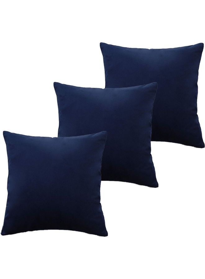 PENHALIGON'S 3-Piece Velvet Decorative Cushion Blue  - Image 1