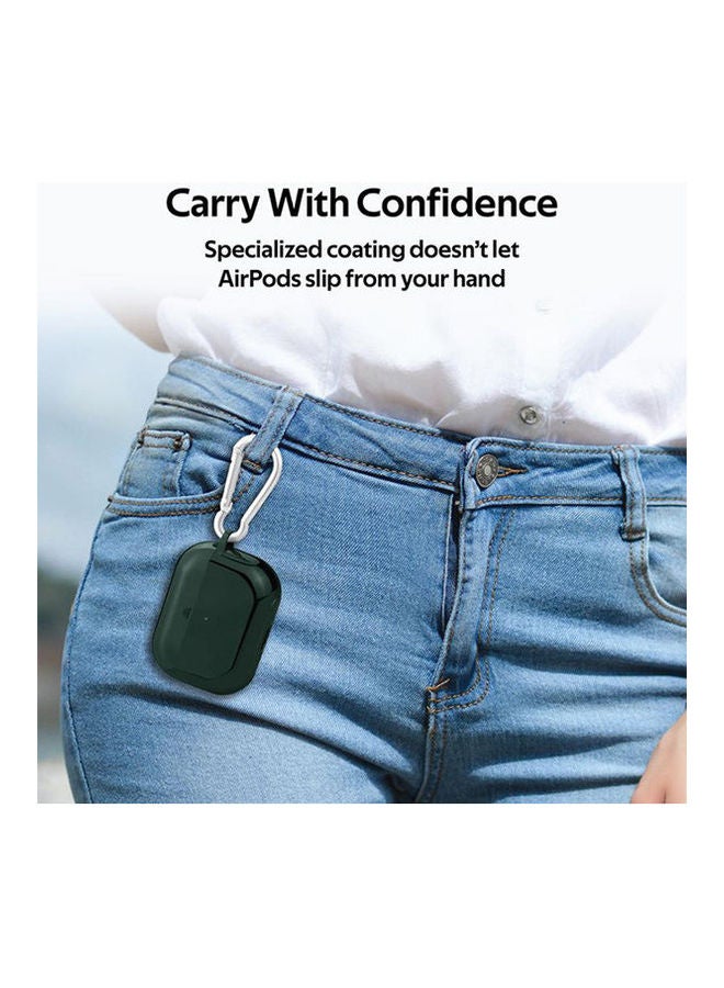 PROMATE - Lightweight Impact Resistant Case For Apple AirPods Pro Green - Image 1