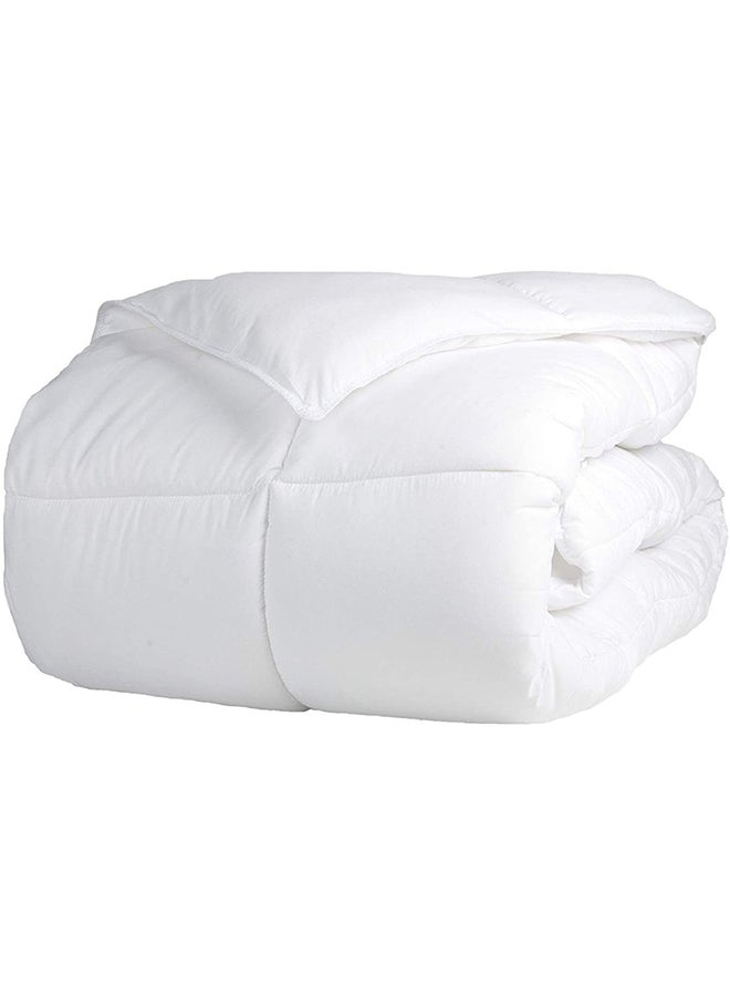 Hotel Linen Klub Double Duvet 233TC Down Proof 100% Cotton White 225x235cm  - Image 1