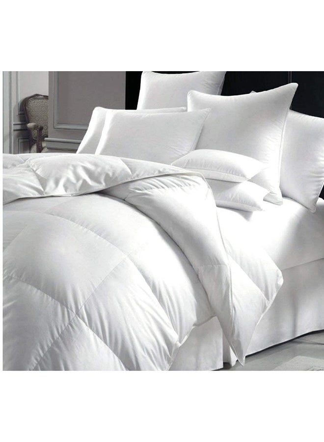 Hotel Linen Klub King Size 100% Cotton 233TC Down Proof Duvet Cotton Blend White  - Image 2