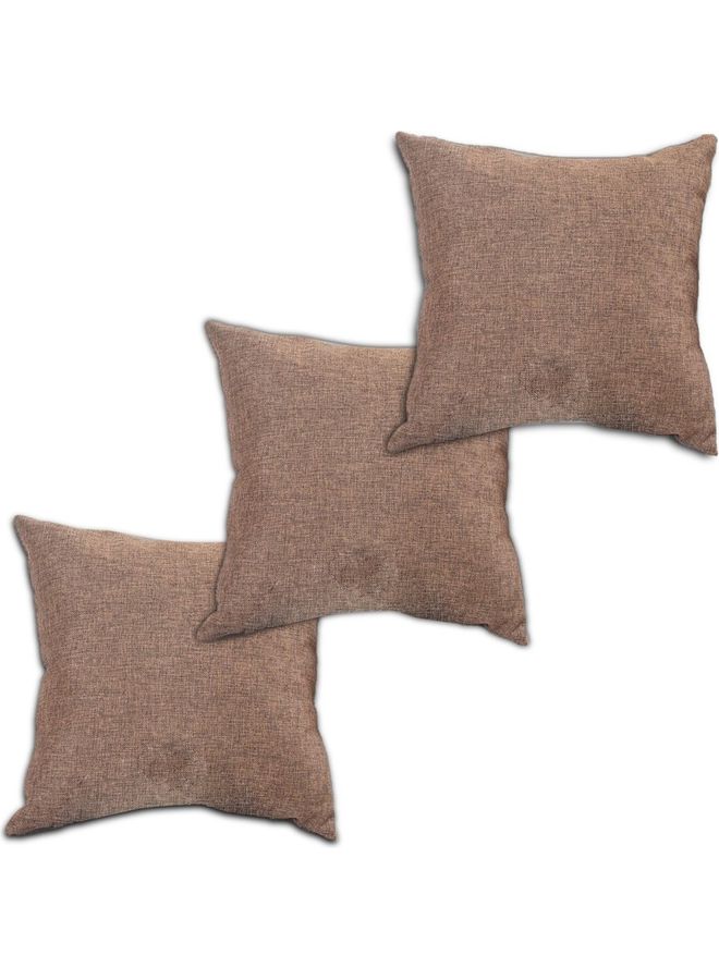 PENHALIGON'S 3-Piece Decorative Filled Cushion Brown 40x40cm  - Image 1