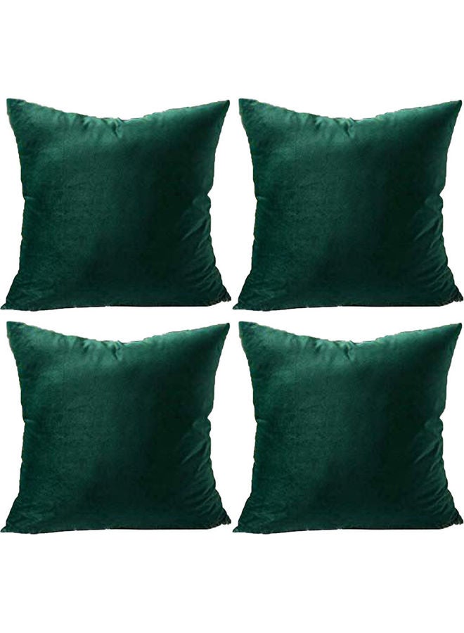 PENHALIGON'S 4-Piece Velvet Decorative Filled Cushion Green  - Image 1