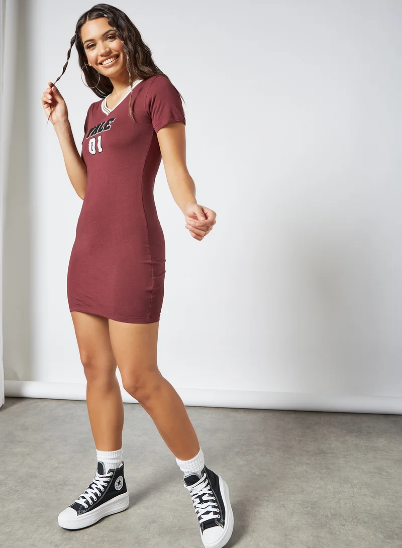 Sivvi x GenM Yale Varsity -Shirt Dress