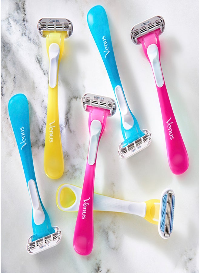 Venus Tropical Disposable Razor 6 Pieces  - Image 5