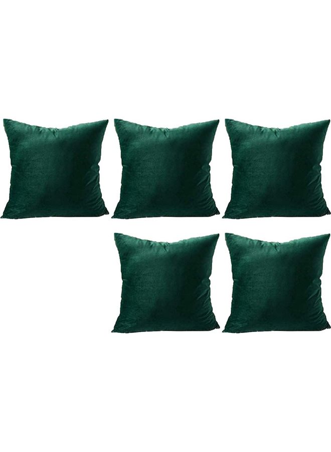PENHALIGON'S 5-Piece Velvet Decorative Cushion Green 