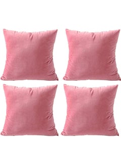 PENHALIGON'S 4-Piece Velvet Decorative Cushion Pink  - Image 1